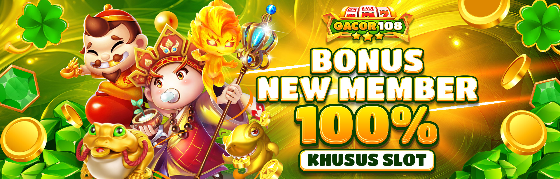 BONUS NEW MEMBER SLOT 100%