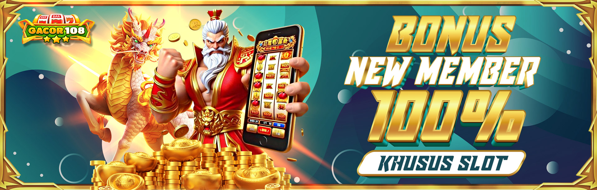 BONUS NEW MEMBER SLOT 100%