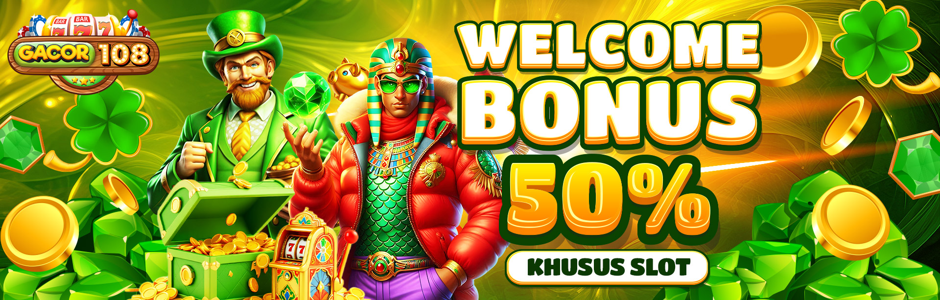 BONUS NEW MEMBER 50% SLOT DIAWAL