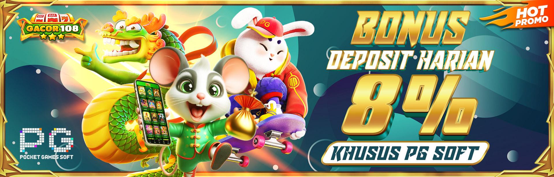 BONUS DEPOSIT HARIAN 8% PGSOFT