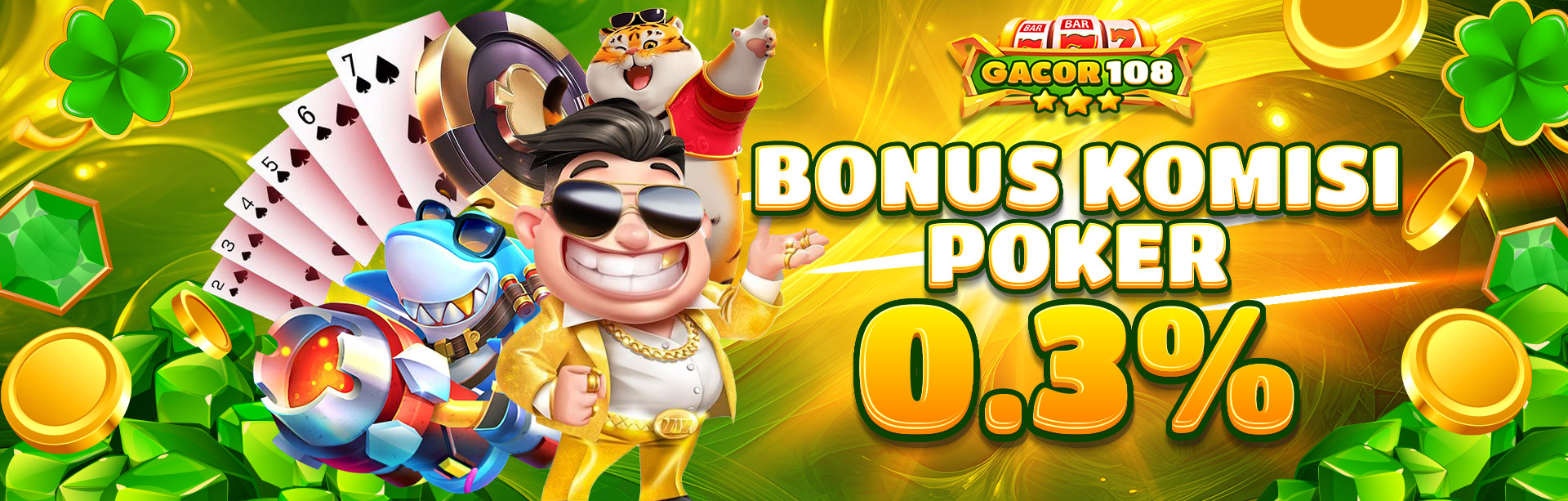 BONUS KOMISI POKER 0.3%