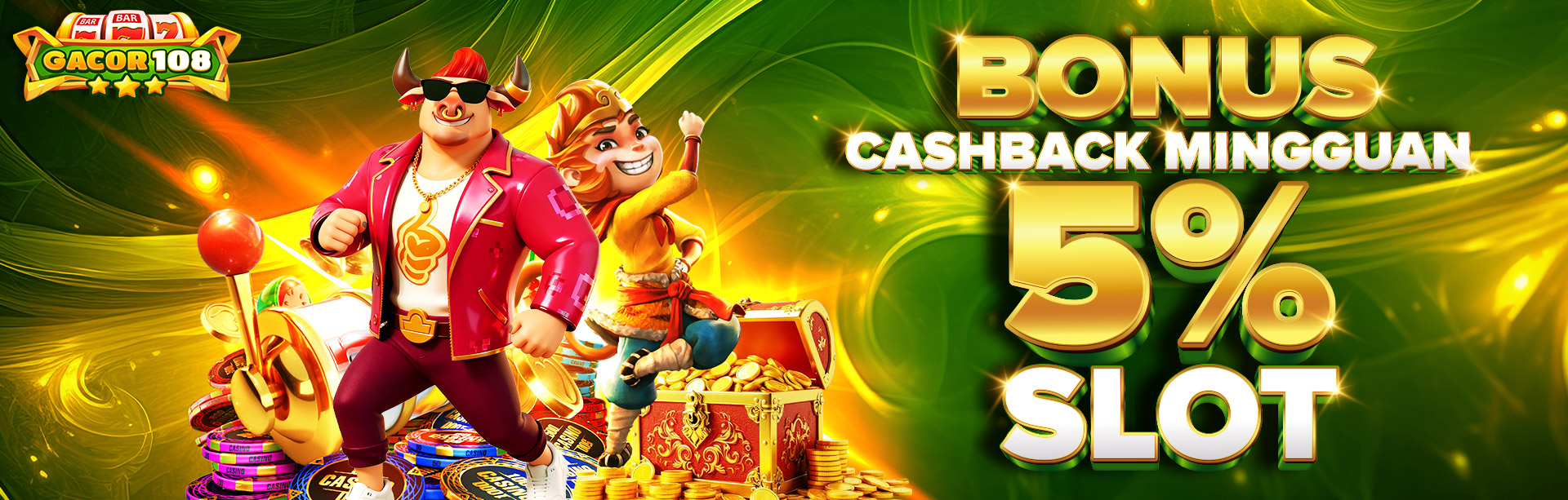 BONUS CASHBACK 5% SLOT