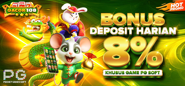 BONUS DEPOSIT HARIAN 8% PGSOFT