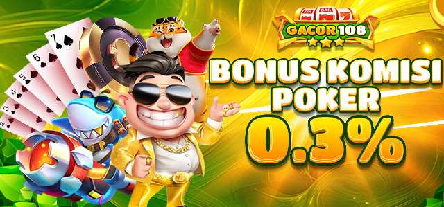 BONUS KOMISI POKER 0.3%