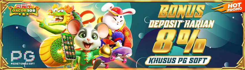 BONUS DEPOSIT HARIAN 8% PGSOFT