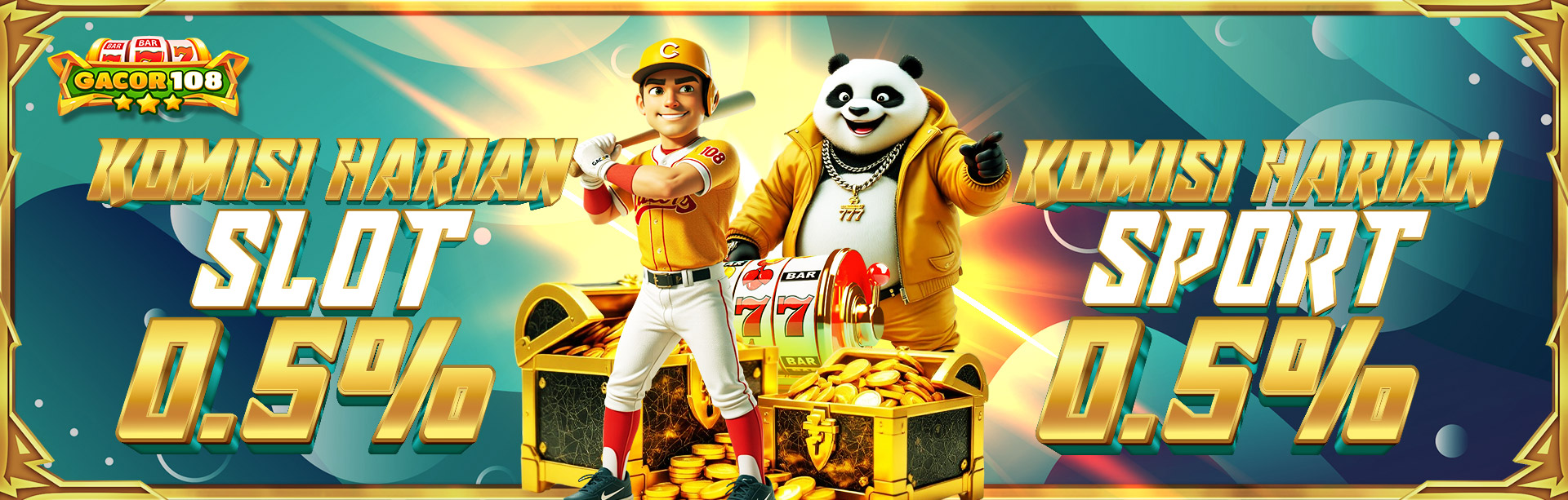 KOMISI HARIAN SLOT & SPORT 0.5%