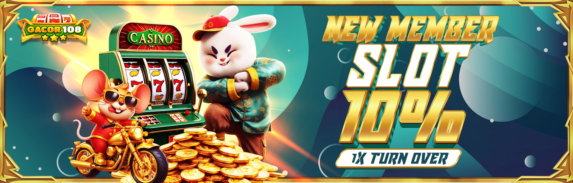 NEW MEMBER SLOT 10% (1X TO)