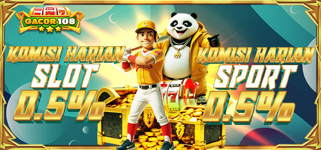 KOMISI HARIAN SLOT & SPORT 0.5%