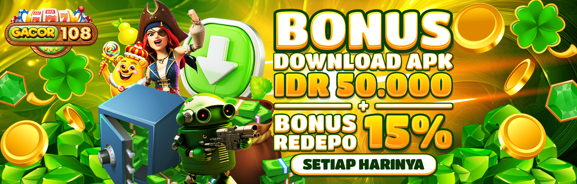 KOMBINASI BONUS DOWNLOAD APK + BONUS REDEPO APK